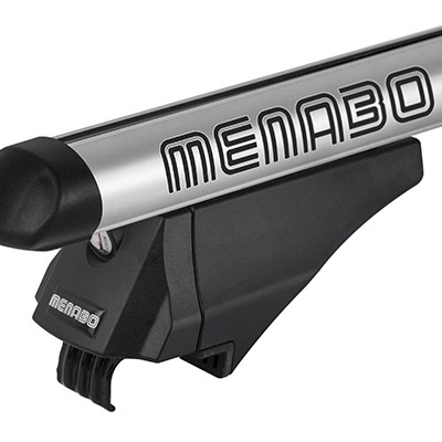 Set bare portbagaj transversale aluminiu tiger silver xl 135cm - 02390 - MENABO