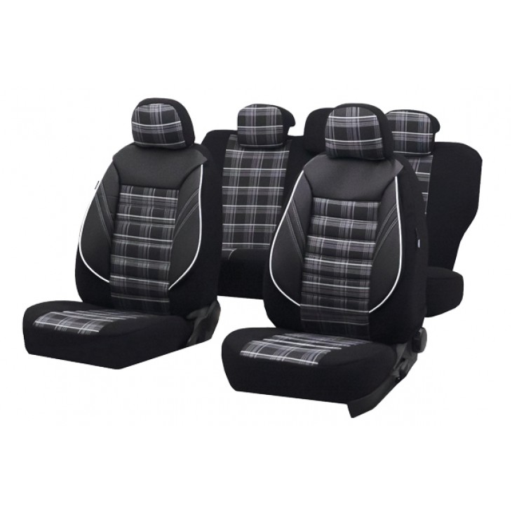 Set huse scaun sport negru-gri - 05165 - UMBRELLA