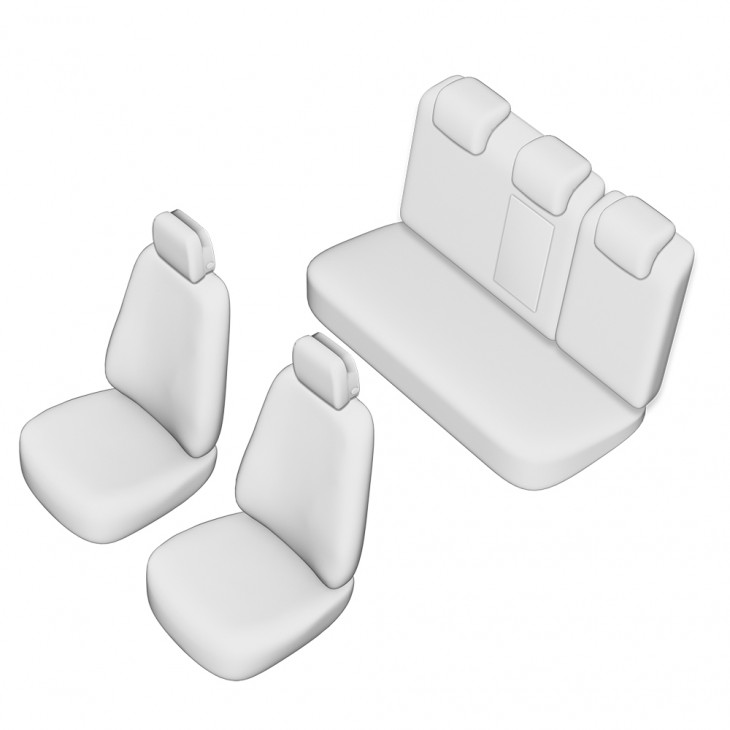Set huse scaun umbrella pentru hyundai ix35 2010- (bancheta fractionata) cu tetiere spate in forma de l - 02313 - UMBRELLA
