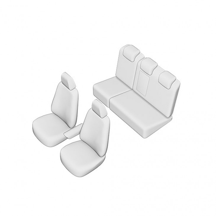Set huse scaun umbrella pentru mitsubishi outlander 2013-2018 (bancheta fractionata) - 05187 - UMBRELLA