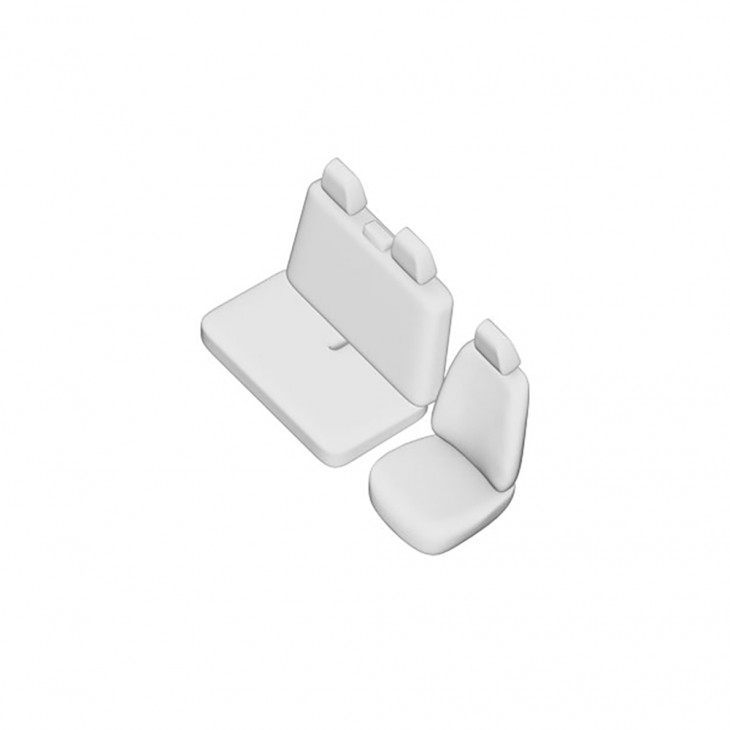 Set huse scaun umbrella pentru renault trafic (2+1) 2004-2014 - 05197 - UMBRELLA
