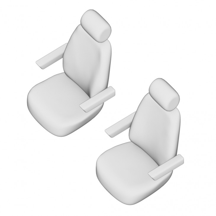 Set huse scaun umbrella pentru vw t5 (1+1) transporter van 2003-2014 - 45992 - UMBRELLA