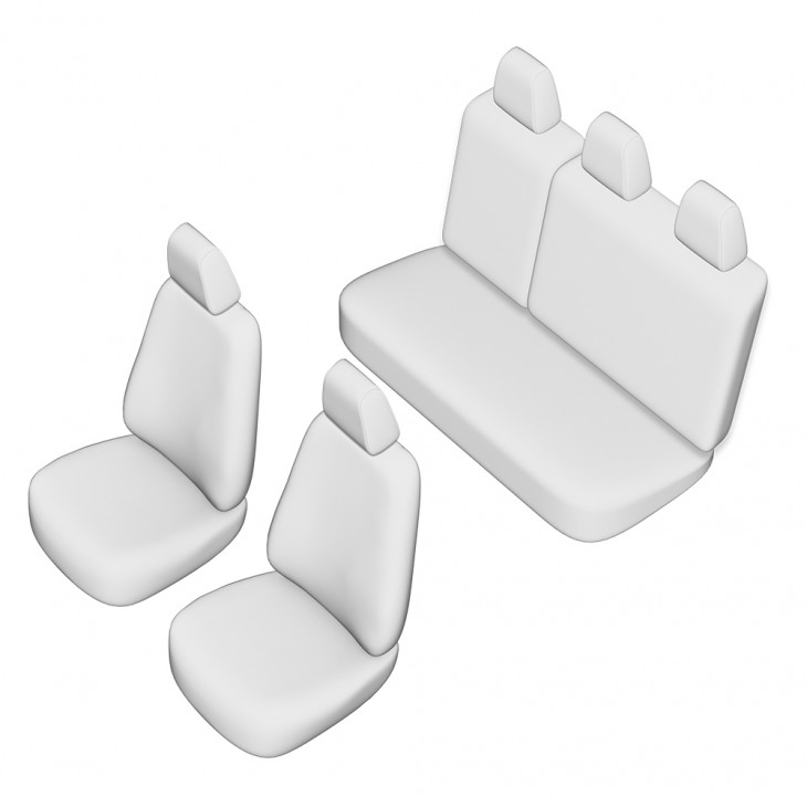 Set huse scaun umbrella pentru dacia logan mcv 5 locuri autentic 2013-2020 (bancheta fractionata) - 45947 - UMBRELLA