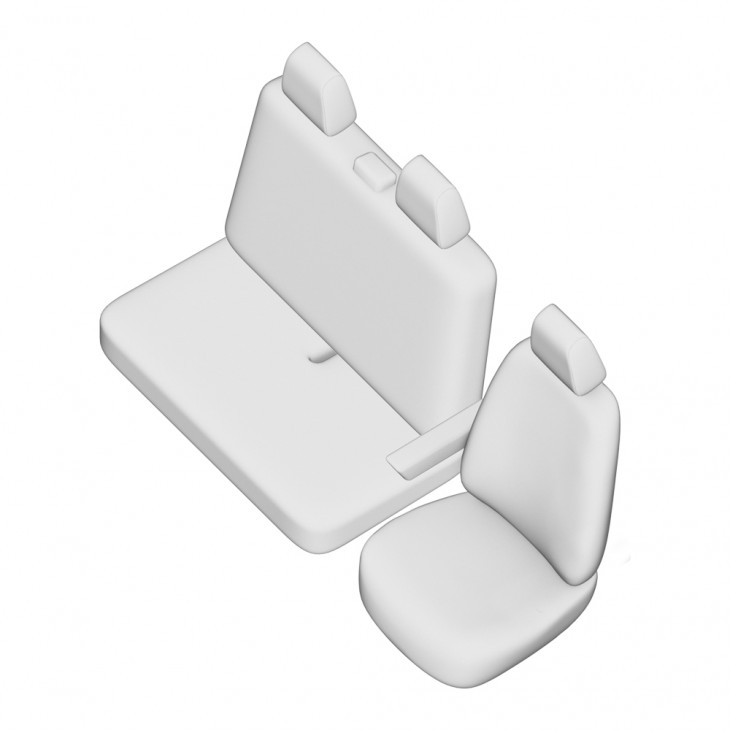 Set huse scaun umbrella pentru mercedes sprinter (2+1)2000-2006 - 45926 - UMBRELLA