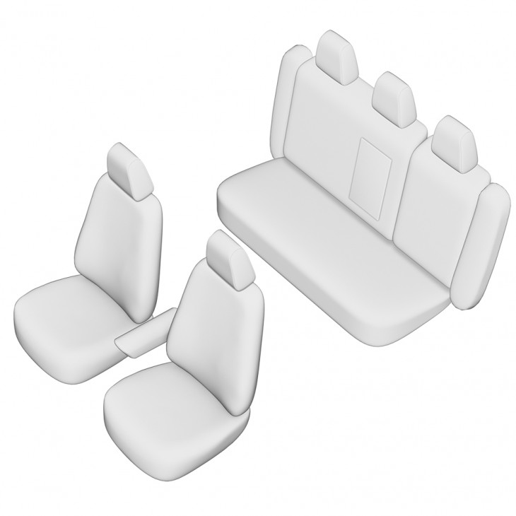 Set huse scaun umbrella pentru vw golf 5 2004-2009 (bancheta fractionata) - 45977 - UMBRELLA