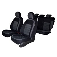 Set huse scaun umbrella pentru vw passat b5 sedan 1996-2004 (bancheta fractionata) cu tetierele spate in forma de l