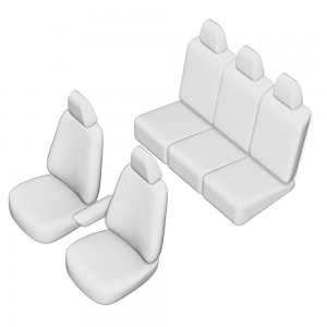 Set huse scaun umbrella pentru vw sharan 5 locuri 2000-2005 (scaune individuale spate)