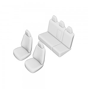 Set huse scaun umbrella pentru vw touareg 2002-2010 (bancheta fractionata)