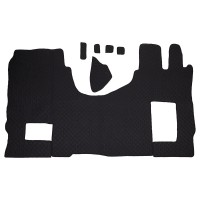Set covorase piele ecologica truck umbrella pentru mercedes actros mp4 1845 euro 6. rosu