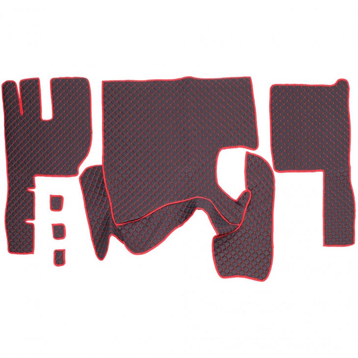 Set covorase piele ecologica truck umbrella pentru volvo fh13 2011-2013 manual negru tip 2 - 96342 - UMBRELLA