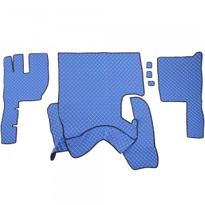 Set covorase piele ecologica truck umbrella pentru volvo fh13 2011-2013 manual. albastru tip 2