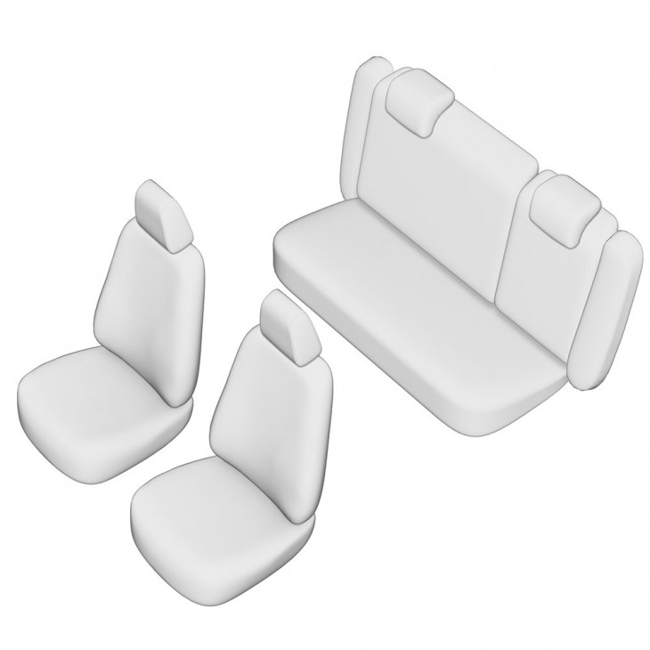 Set huse scaun umbrella pentru skoda octavia ii facelift 2010-2012 (bancheta fractionata) (fara cotiera spate) - 24853 - UMBRELLA