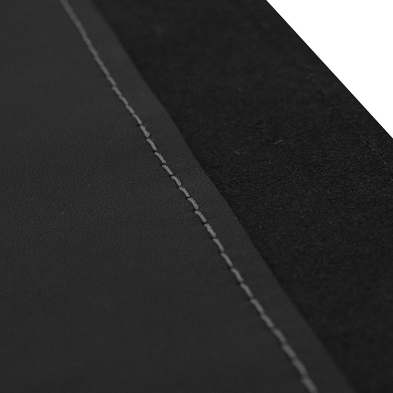 Husa volan cu snur piele naturala negru 37-38 cm - 45614 - UMBRELLA