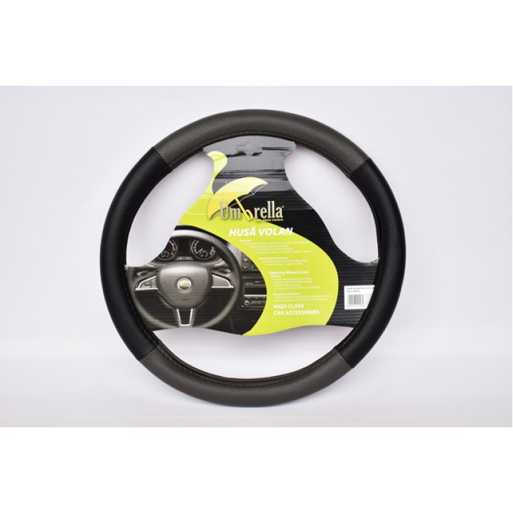 Husa volan gri si negru 37-39 cm - 10196 - UMBRELLA