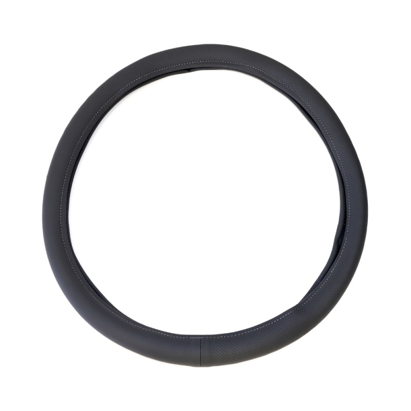 Husa volan piele ecologica perforata gri 44-48 cm umbrella - 19716_44 - UMBRELLA