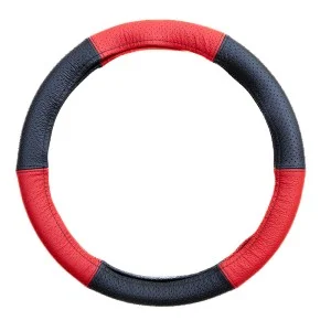 Husa volan piele naturala perforata rosu 37-39 cm mega drive, UMBRELLA