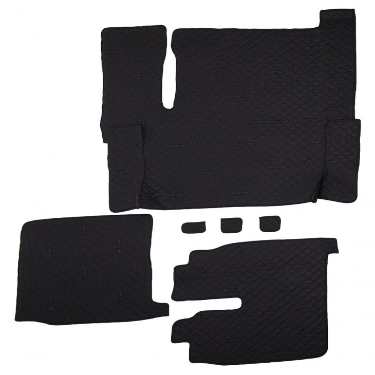 Set covorase piele ecologica truck umbrella pentru man tgx euro 6 2018-2020. rosu