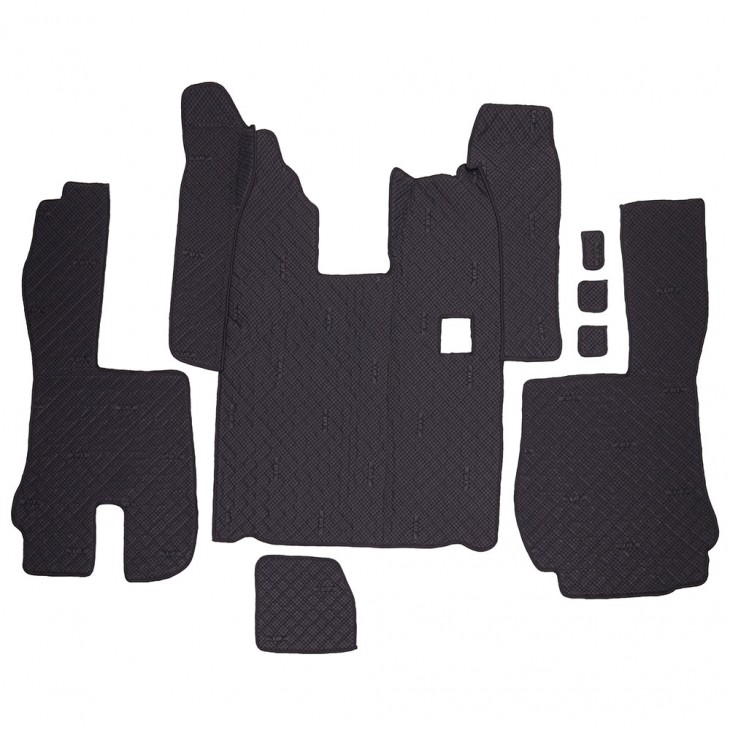 Set covorase piele ecologica truck umbrella pentru scania seria r 380-420 2005-2016. manuala. rosu