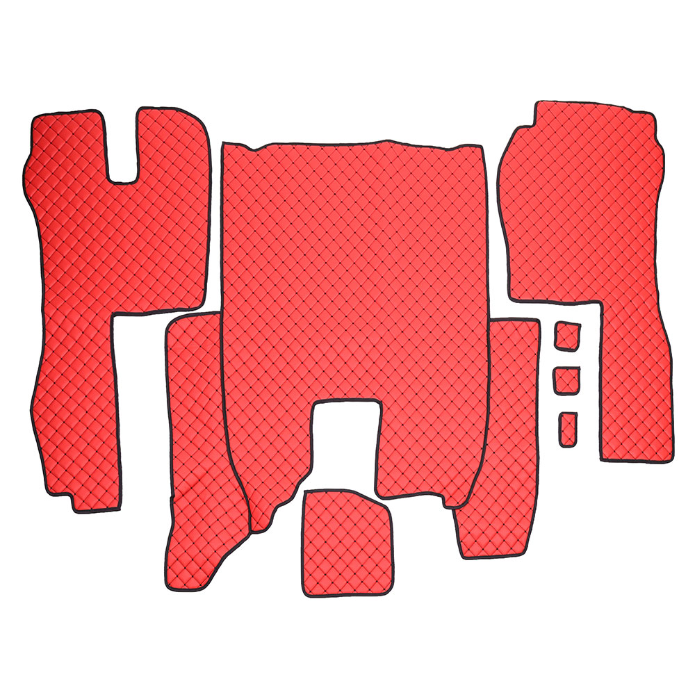 Set covorase piele ecologica truck umbrella pentru scania seria r 380-420 2006-2020 automat. rosu - 96289 - UMBRELLA