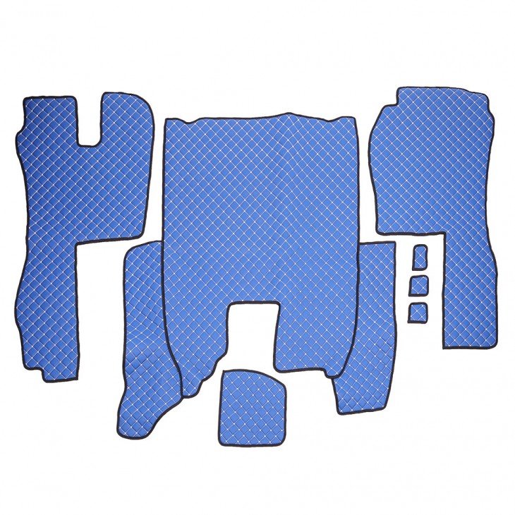 Set covorase piele ecologica truck umbrella pentru scania seria r 380-420 automata 2006-2020. albastru