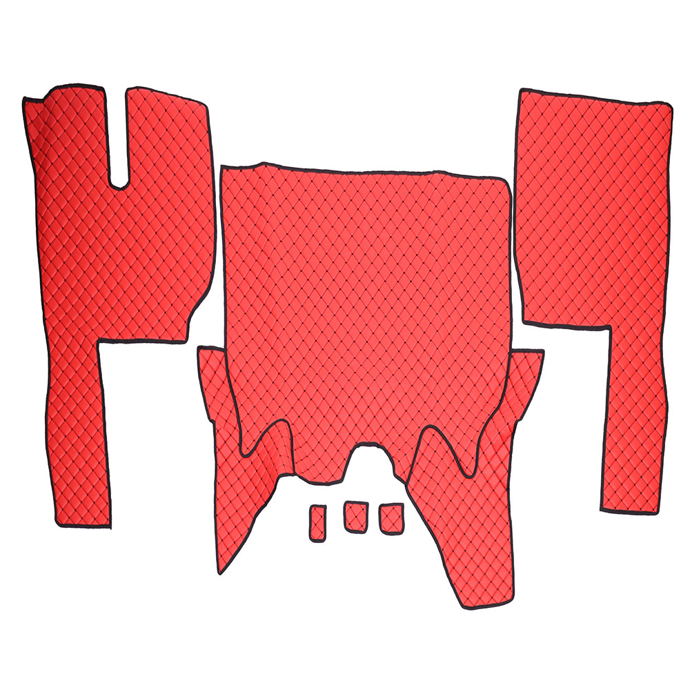 Set covorase piele ecologica truck umbrella pentru volvo euro 6 automat. rosu