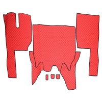 Set covorase piele ecologica truck umbrella pentru volvo euro 6 automat. rosu