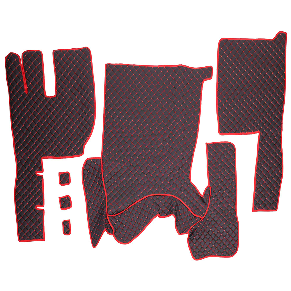 Set covorase piele ecologica truck umbrella pentru volvo fh12 2005-2021 manual. negru tip 1