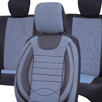 Set huse scaun city albastru