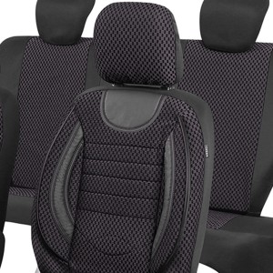 Set huse scaun city gri negru