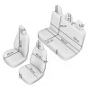 Set huse scaun elegance rosu, UMBRELLA