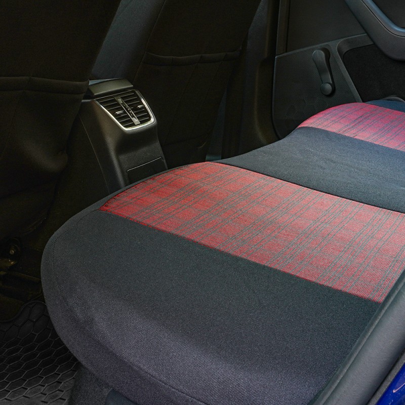 Set huse scaun luxury rosu