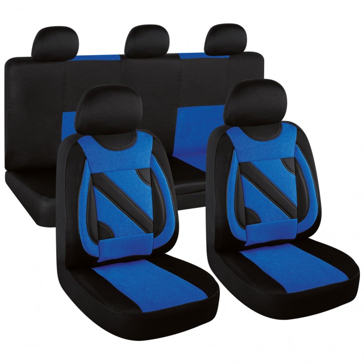 Set huse scaun nero albastru - 108818 - UMBRELLA