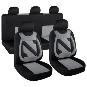 Set huse scaun nero gri, UMBRELLA