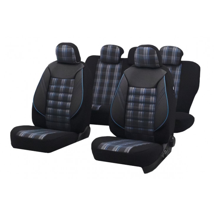 Set huse scaun sport negru-albastru - S-803 - UMBRELLA