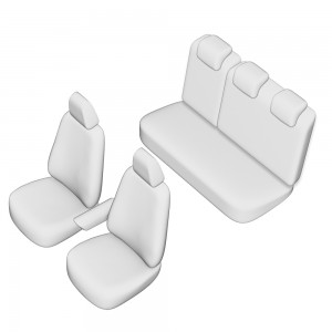 Set huse scaun umbrella pentru dacia sandero stepway 2013-2020 (bancheta fractionata) cu tetiere spate in forma l