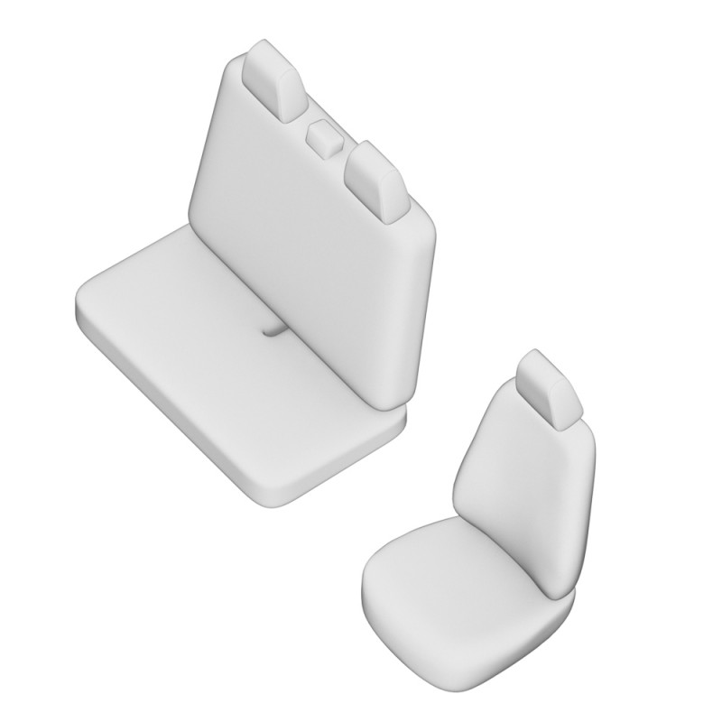 Set huse scaun umbrella pentru ford transit (2+1) 2009-2011