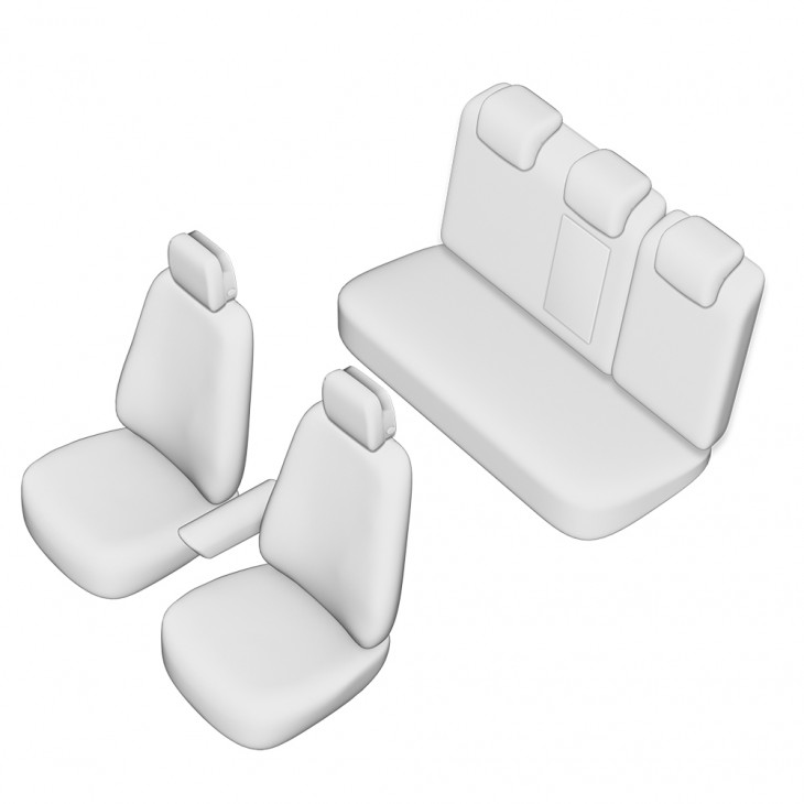 Set huse scaun umbrella pentru kia sportage 2010-2015 (bancheta fractionata) cu tetiere spate in forma de l - 43011_ - UMBRELLA