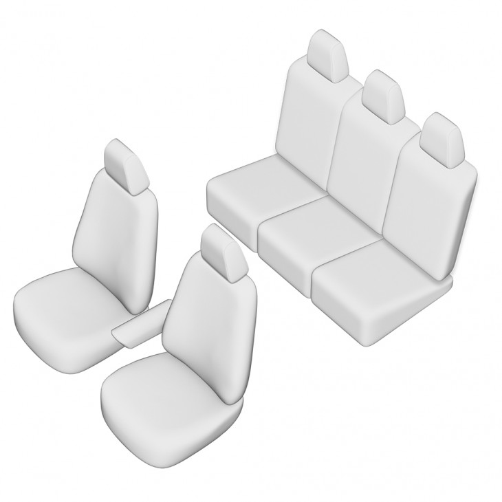 Set huse scaun umbrella pentru opel meriva 2003-2009 (scaune spate individuale) - 48001_SV - UMBRELLA