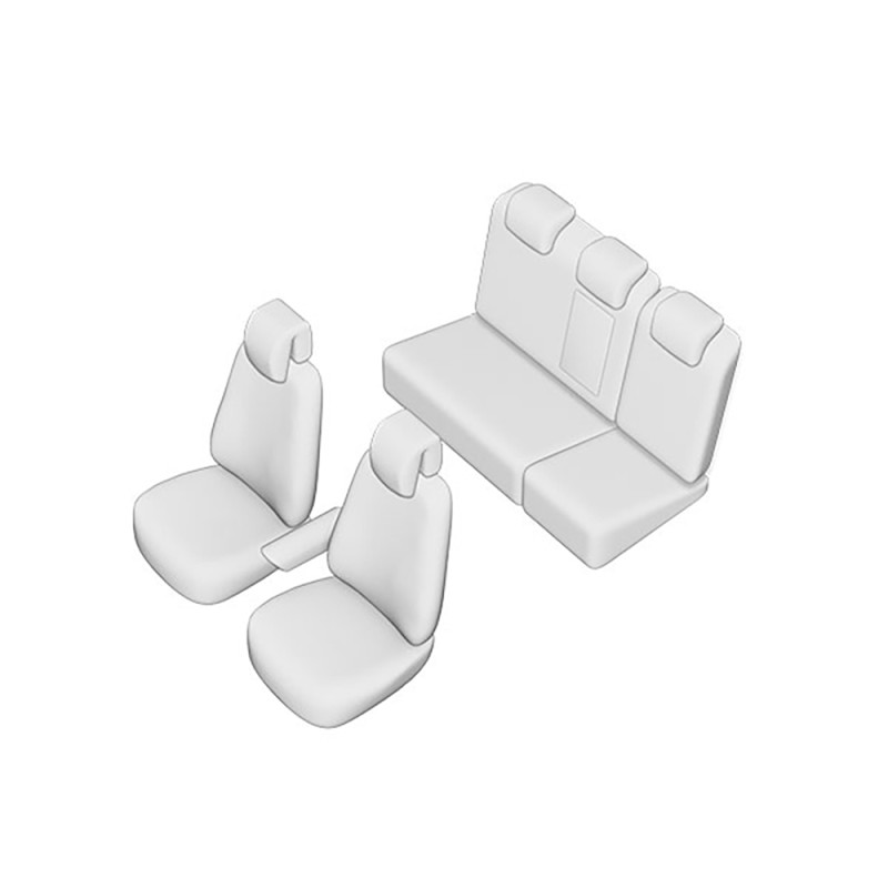 Set huse scaun umbrella pentru renault laguna 2008- (bancheta fractionata) cu tetiere spate in forma de l - 51076_ - UMBRELLA