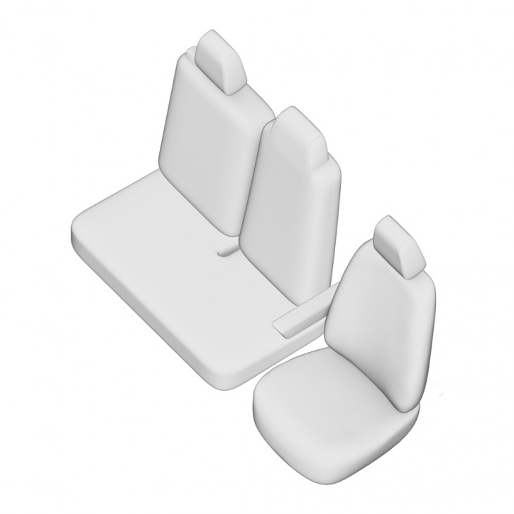 Set huse scaun umbrella pentru renault master (2+1) 2010- tip 1 - 51022_OB - UMBRELLA