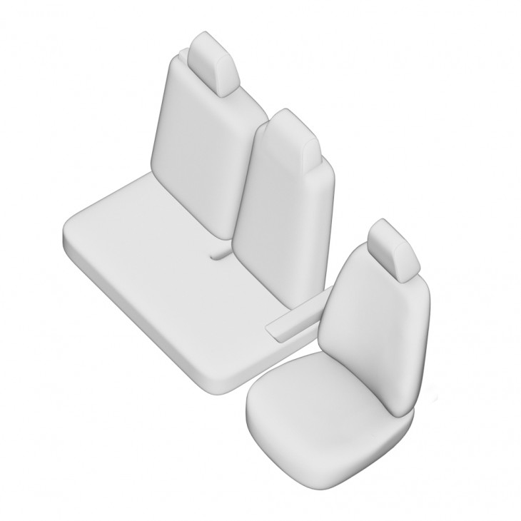 Set huse scaun umbrella pentru renault master (2+1) 2020- (bancheta fractionata) - 51087_ÖSP_ÖOB - UMBRELLA