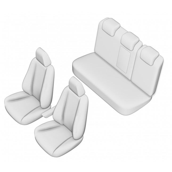 Set huse scaun umbrella pentru seat ateca 2016- (bancheta fractionata) - 52019 - UMBRELLA