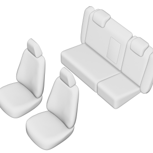 Set huse scaun umbrella pentru skoda octavia ii 2004-2009 (bancheta fractionata) tip 2 cu tetiere spate in forma de l