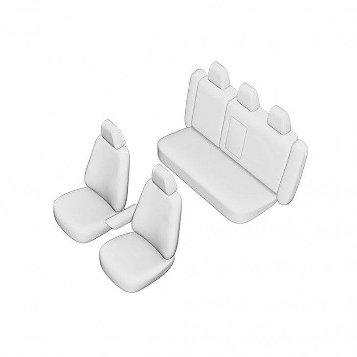 Set huse scaun umbrella pentru toyota corolla 2007-2013 (bancheta fractionata) - 55006_KV - UMBRELLA