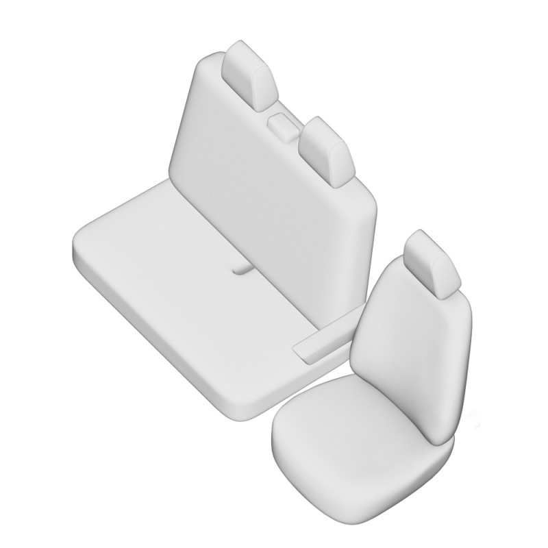 Set huse scaun umbrella pentru vw t4 (2+1) transporter van 1992-2003