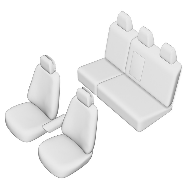 Set huse scaun umbrella pentru vw tiguan 2016- (bancheta fractionata)