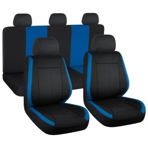 Set huse scaun vision albastru, UMBRELLA