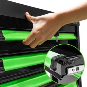 Banc de scule 7 sertare verde echipat 172buc jbm