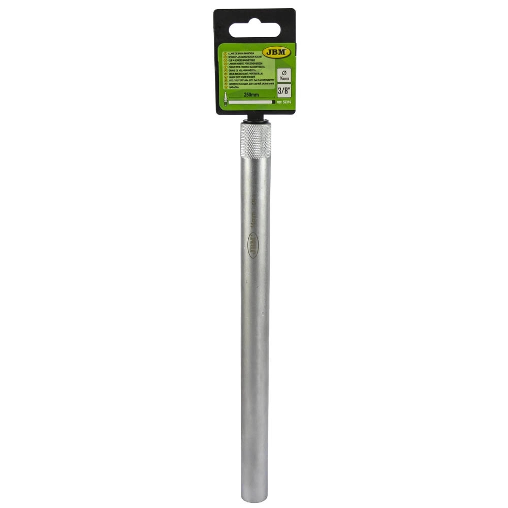 Cheie extralunga 250 mm magnetizata pentru bujii 14 mm jbm - 52316 - JBM