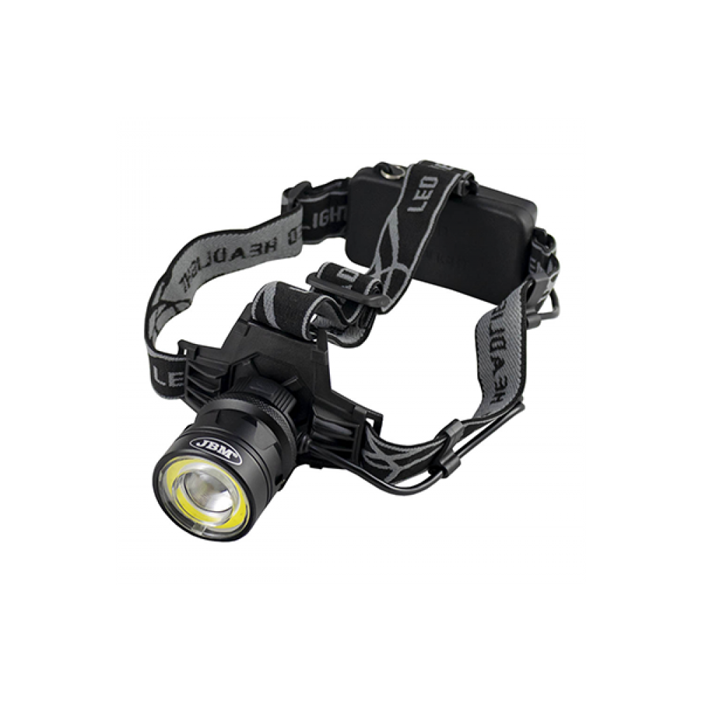 Lanterna frontala reincarcabila cree + cob 800lm jbm - 53569 - JBM